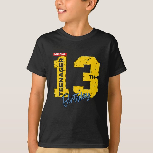 Camiseta Jugador oficial adolescente de 13 años y 13 años (Anverso)