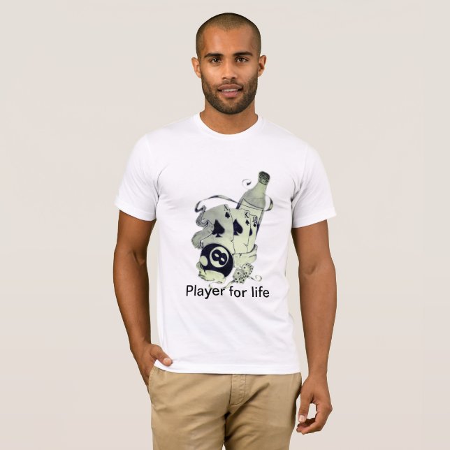 Camiseta jugador para la vida (Anverso completo)