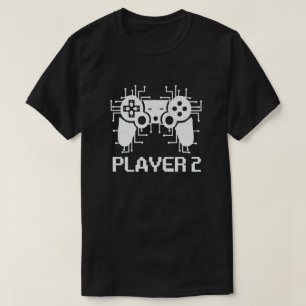 Camiseta Jugador Pareja de Jugador 1 Jugador 2