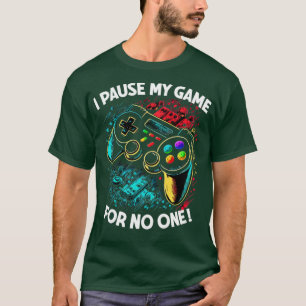 Camiseta Jugador Pausar Mi Juego Por Nadie