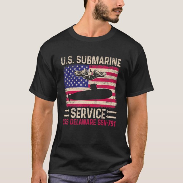 Camiseta Jugador piloto de Torpedo del Servicio Submarino d (Anverso)