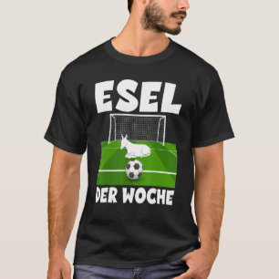 Camiseta Jugador portero de burro de la semana y fútbol