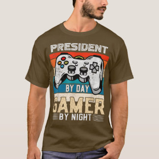Camiseta Jugador presidente por día por fanáticos de videoj