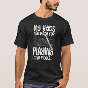 Camiseta Jugador principiante de flauta de música Piccolo I