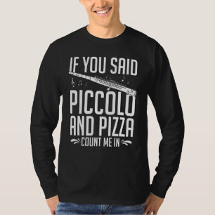 Camiseta Jugador principiante de flauta de música Piccolo I
