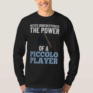 Camiseta Jugador principiante de flauta de música Piccolo I