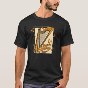 Camiseta Jugador principiante de Harp Pedal Harp Harpist Ko