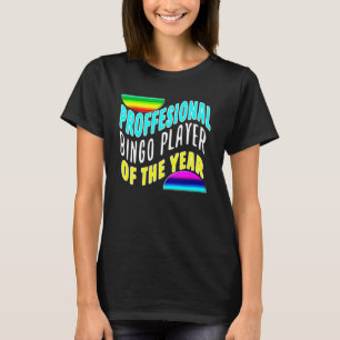 Camiseta Jugador Profesional De Bingo Del Año Coworker Para