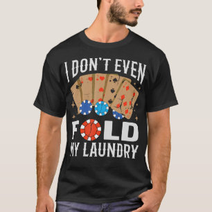 Camiseta Jugador Profesional de Póquer Diciendo Jugador de 