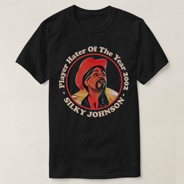 Camiseta Jugador que odia el año 2002 Silky Johnson (Diseño del anverso)