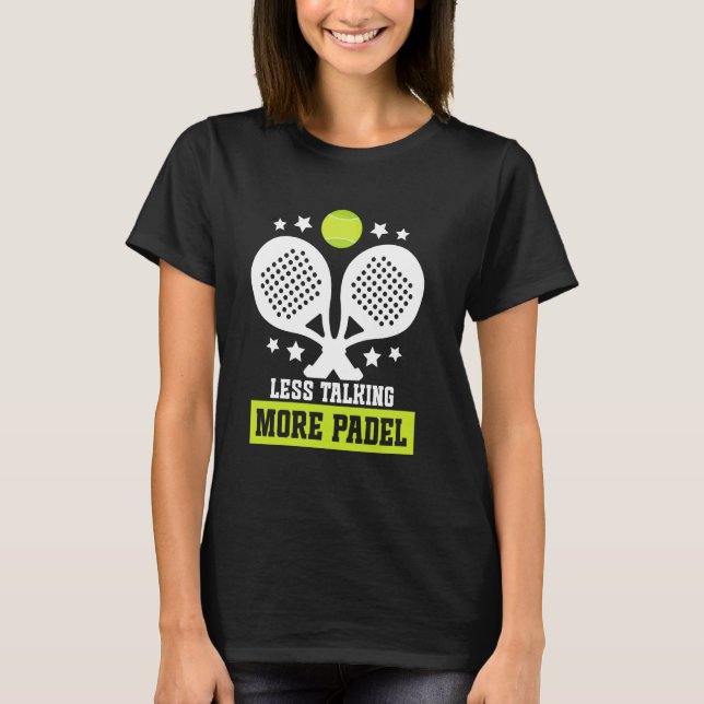 Camiseta Jugador Raquet Ball Racket Menos Talking Game Fan  (Anverso)