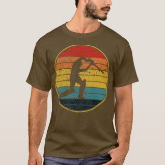 Camiseta Jugador retro de críquet vintage
