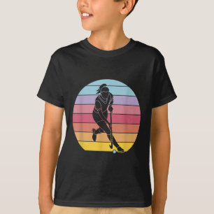 Camiseta Jugador Retro de Hockey sobre Césped Tackleando Go