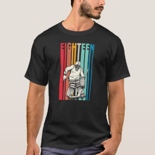 Camiseta Jugador retro de hockey sobre hielo de 18 años 18