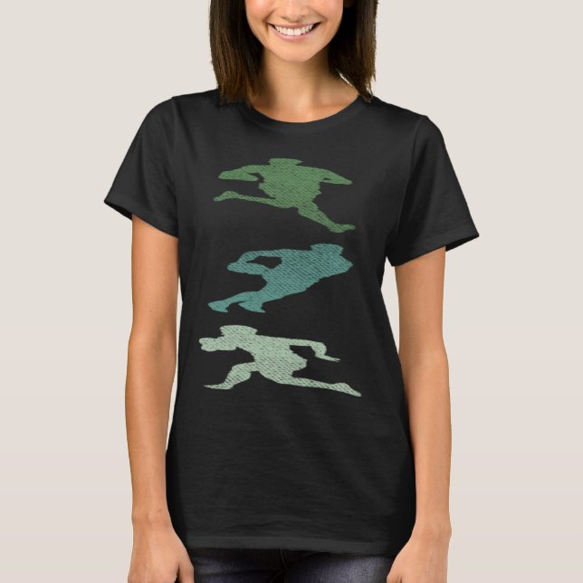Camiseta Jugador retro de Rugby (Anverso)