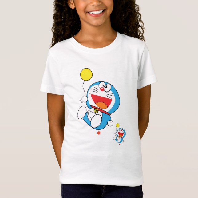 Camiseta Jugador robot azul con globo - Anime divertido St (Anverso)