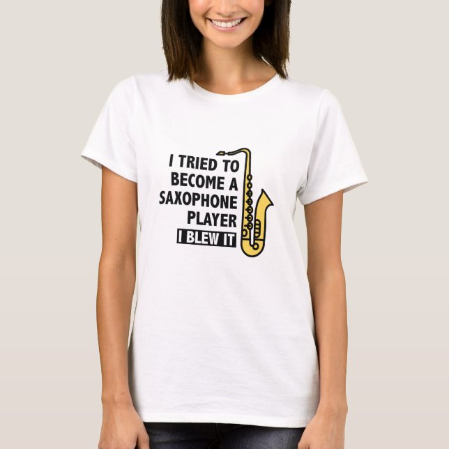 Camiseta Jugador saxofón (Anverso)