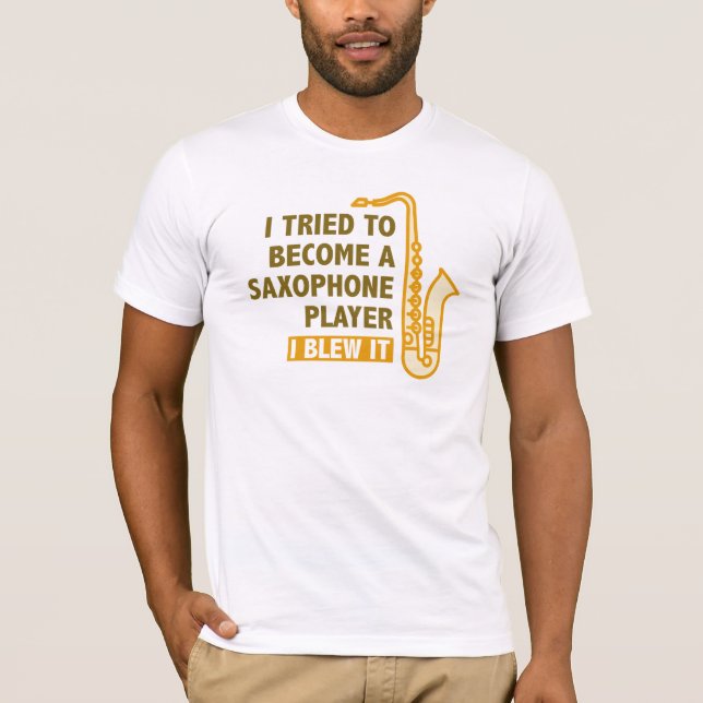 Camiseta Jugador saxofón (Anverso)