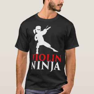 Camiseta Jugador violinista Ninja de violín regalo de amant
