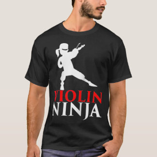 Camiseta Jugador violinista Ninja de violín regalo de amant