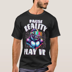Camiseta Jugador Vr Gamer De Realidad Virtual Juego De Vr V