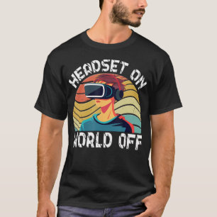 Camiseta Jugador Vr Gamer Realidad Virtual Juego De Vr Vide