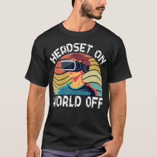 Camiseta Jugador Vr Gamer Realidad Virtual Juego De Vr Vide