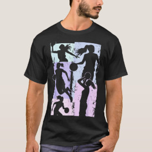 Camiseta jugadora de baloncesto femenino chica de baloncest