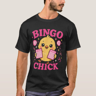 Camiseta Jugadora de Bingo Chica Pollo Chica de Bingo