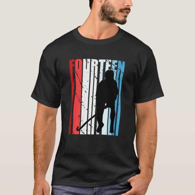 Camiseta Jugadora de cumpleaños número 42 de hockey sobre h (Anverso)