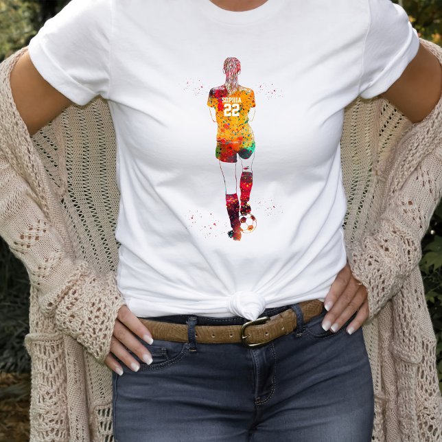 Camiseta Jugadora de fútbol (Subido por el creador)