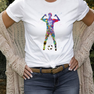 Camiseta Jugadora de Fútbol