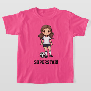 Camiseta Jugadora de fútbol