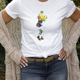 Camiseta Jugadora de fútbol americano femenino