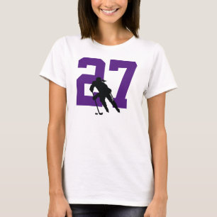 Camiseta Jugadora de hockey femenina personalizada número p