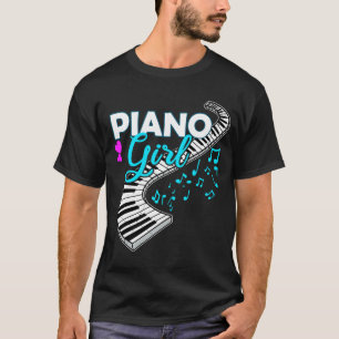 Camiseta Jugadora de piano Chicas Maestra de música de tecl