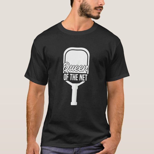 Camiseta Jugadora De Pickleball Deportiva Reina De La Red (Anverso)