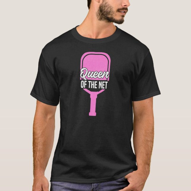 Camiseta Jugadora De Pickleball Deportiva Reina De La Red (Anverso)
