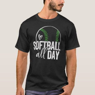 Camiseta Jugadora de Softball Chicas Adolescentes Hombres S