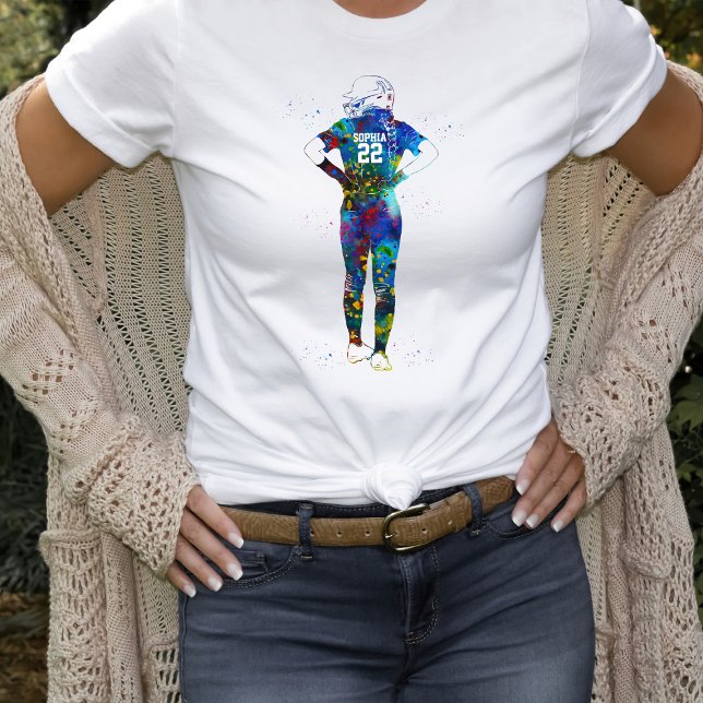 Camiseta Jugadora de sóftbol femenina (Subido por el creador)