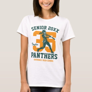 Camiseta Jugadora de Softbol Senior Personalizado Equipo De
