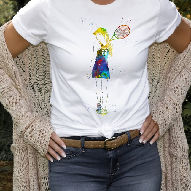 Camiseta Jugadora de Tenis Femenina (Subido por el creador)