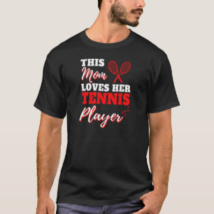 Camiseta Jugadora De Tenis Femenina Cuta Canciones De Tenis