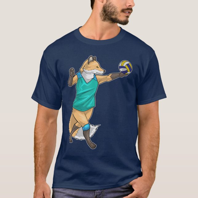 Camiseta Jugadora de voleibol Fox (Anverso)