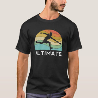 Camiseta Jugadora Retro De Frisbee Ultima Hombres Mujeres V