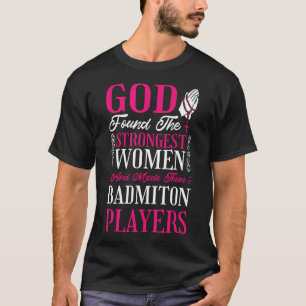 Camiseta Jugadoras de bádminton cristianas para bádminton