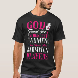 Camiseta Jugadoras de bádminton cristianas para bádminton