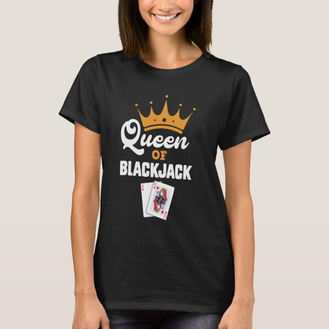 Camiseta Jugadoras de tarjetas BLACKJACK (Anverso)