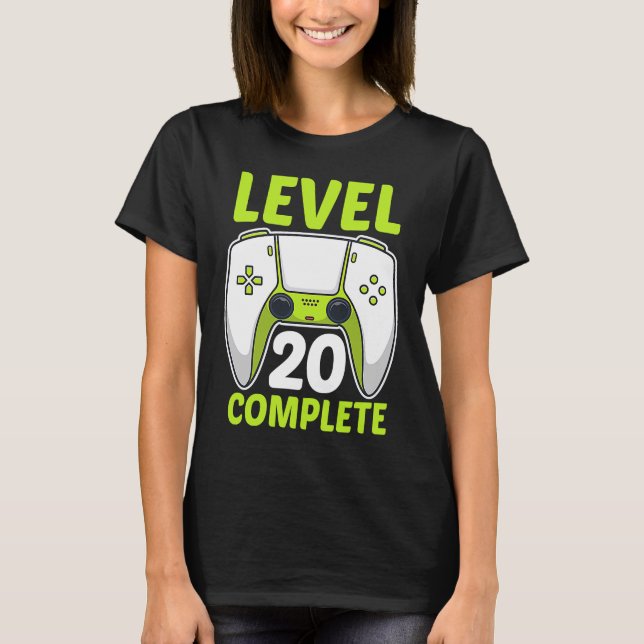 Camiseta Jugadores 20º cumpleaños 20 años de edad Nivel de  (Anverso)