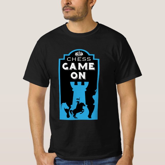 Camiseta Jugadores De Ajedrez Competitivos (Anverso)